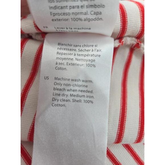 COS Collection of Style Top Medium Red & White Stripe - Picture 6 of 6